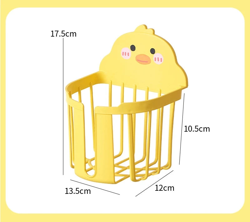 Duck Wall Mounted Toilet Paper Holder