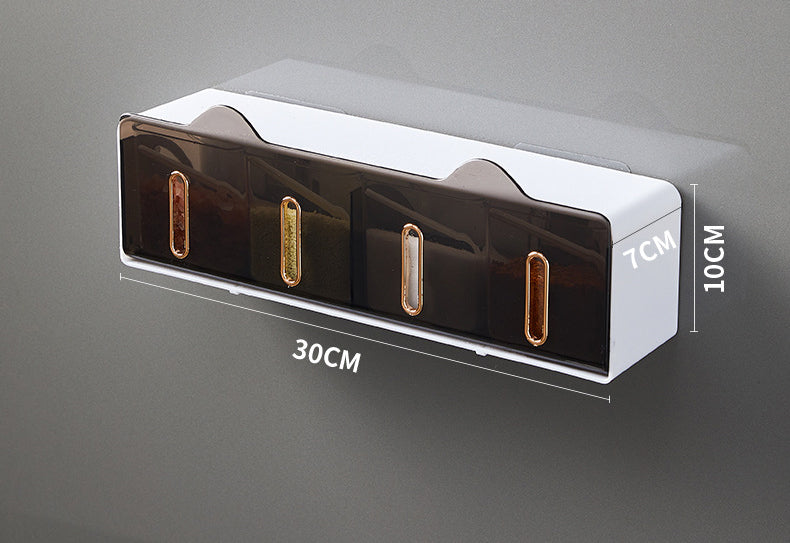 Wall Mounted Spice Seasoning Storage Holder