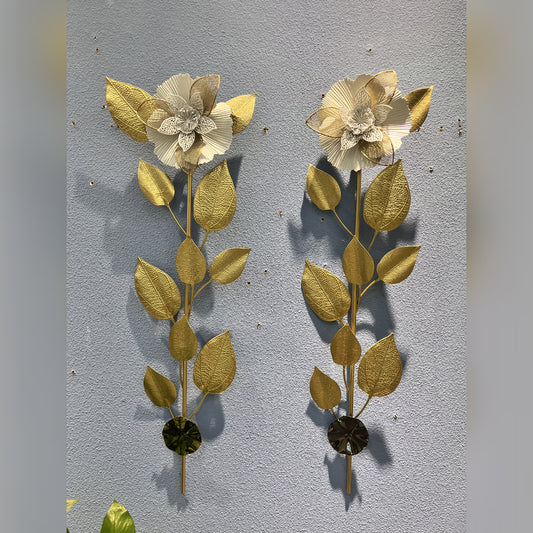 Stainless steel verticle design wall decoration ornament