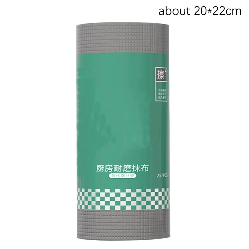 Clean Dish Towel 25 Pieces Roll