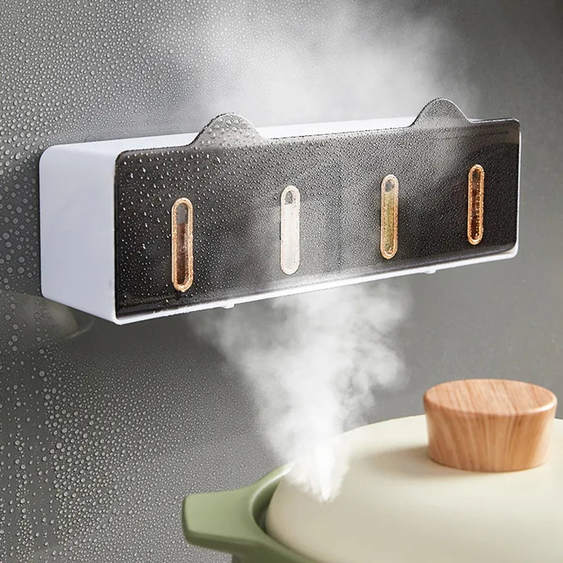 Wall Mounted Spice Seasoning Storage Holder