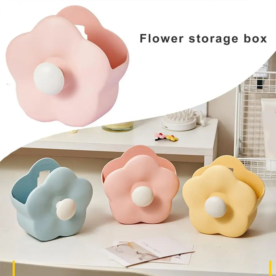 flower shaped wall mounted pen holder