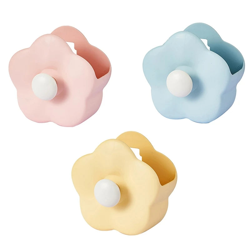flower shaped wall mounted pen holder