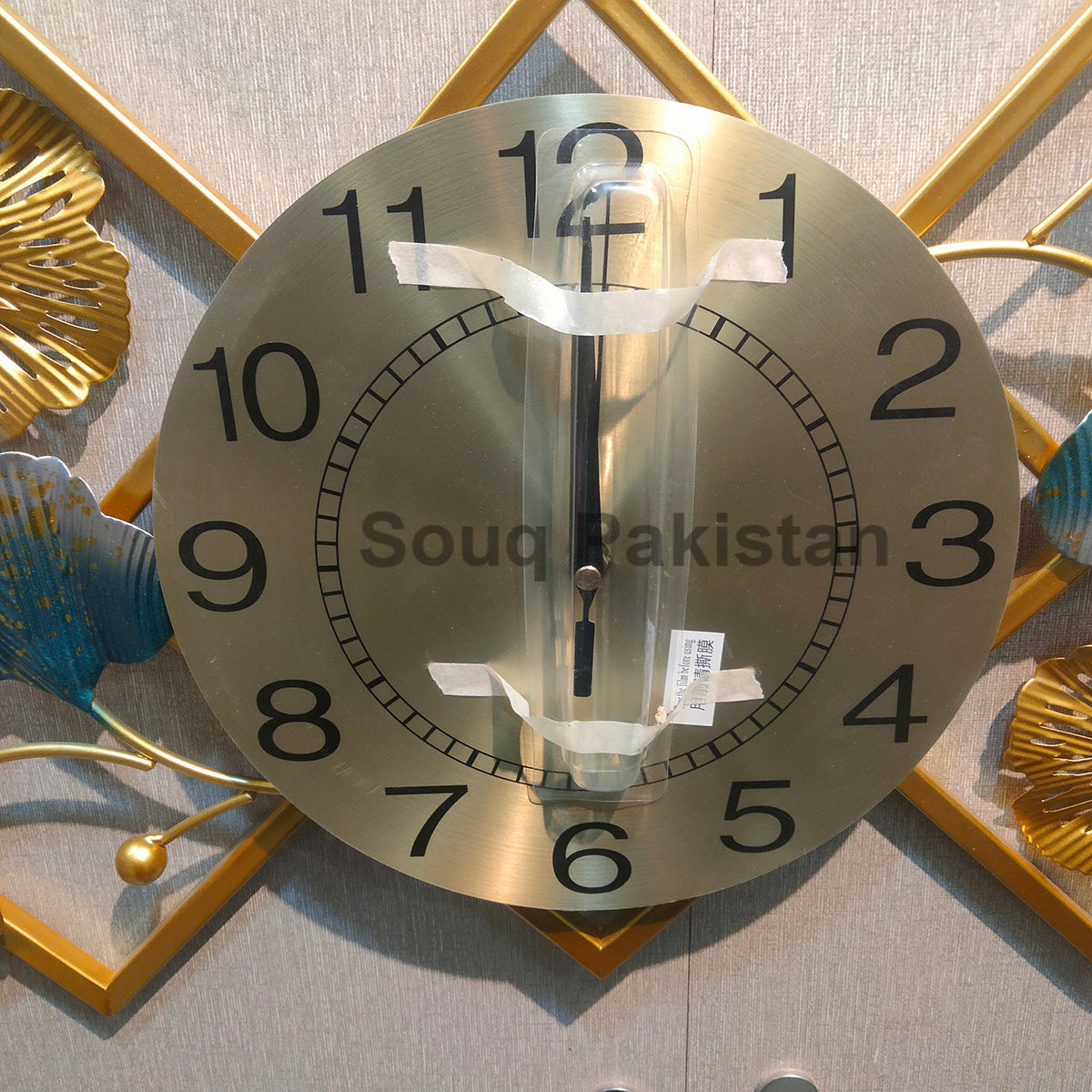 Wall Ornament imported metallic clock