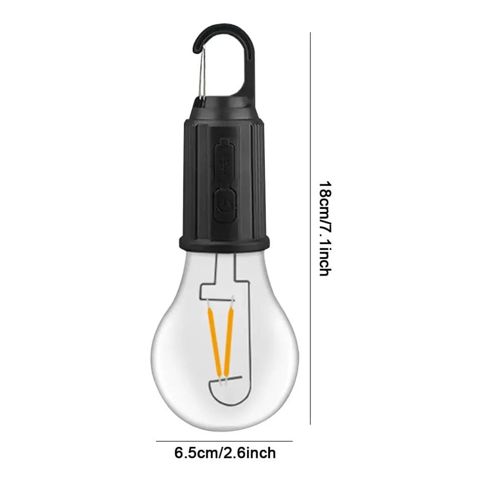 Led rechargeable bulb lamp for camping and for other multi purpose use