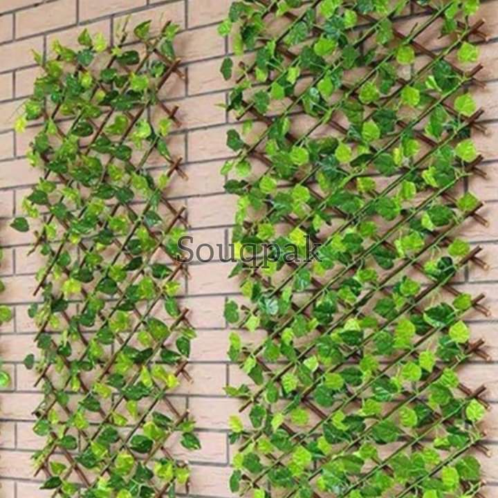Leaf wooden fence terrace fence leaf fence