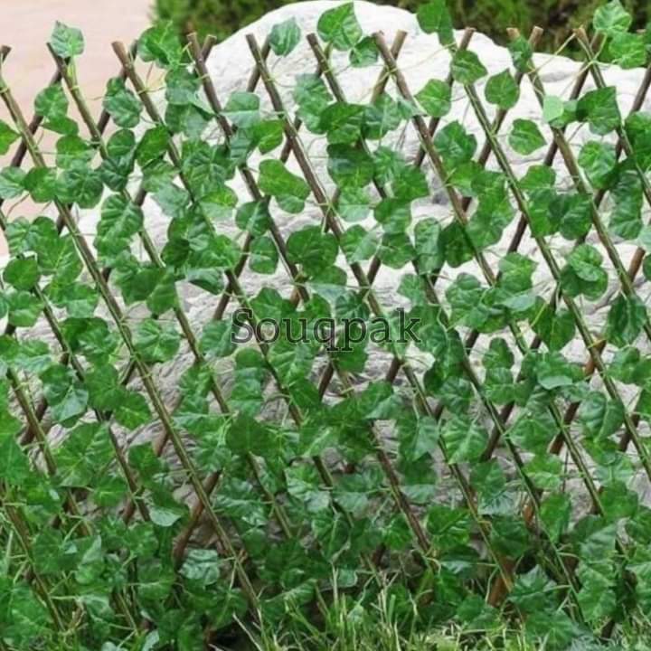 Leaf wooden fence terrace fence leaf fence