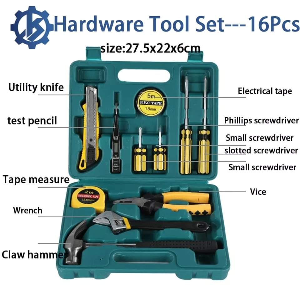 Home Tool Kit - 16 Pieces home tools