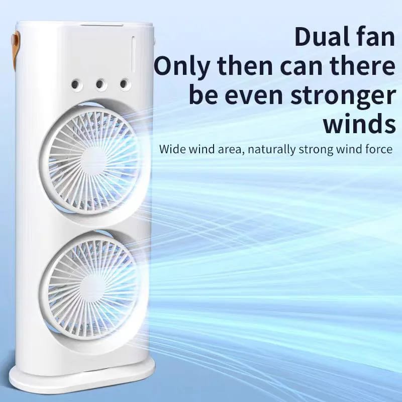 Double-Ended Spray Water Mist Fan