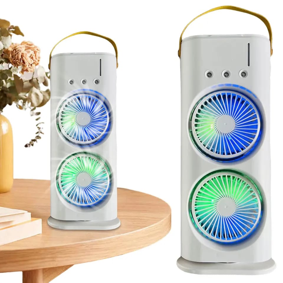 Double-Ended Spray Water Mist Fan