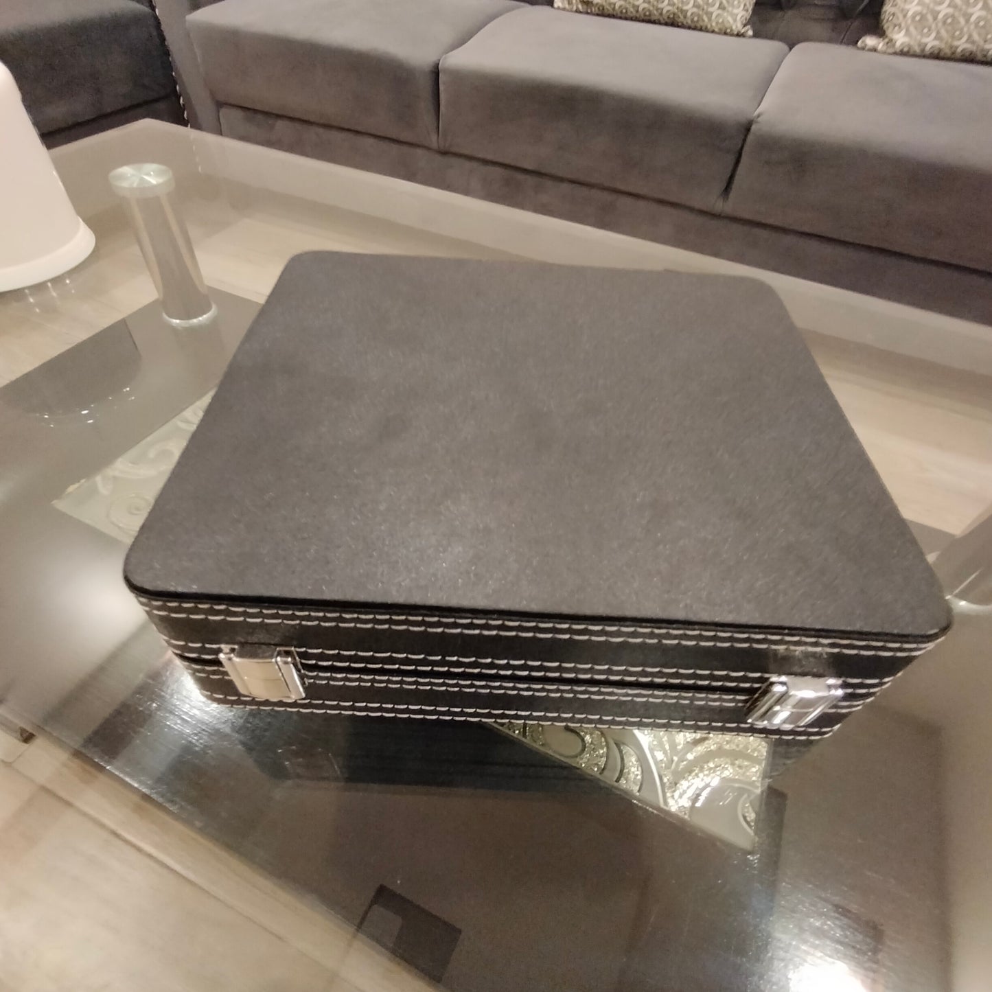 Premium Quality PU leather watch display box or watch organizer