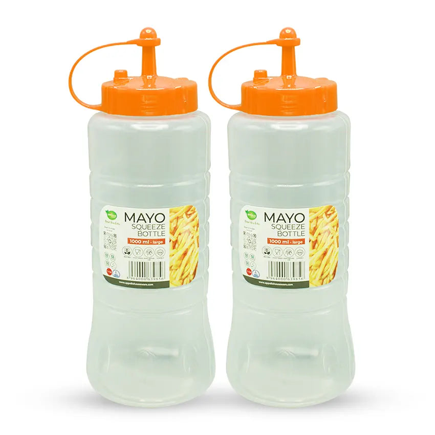 Mayo Squeeze Bottle Large - (1000ml) Orange
