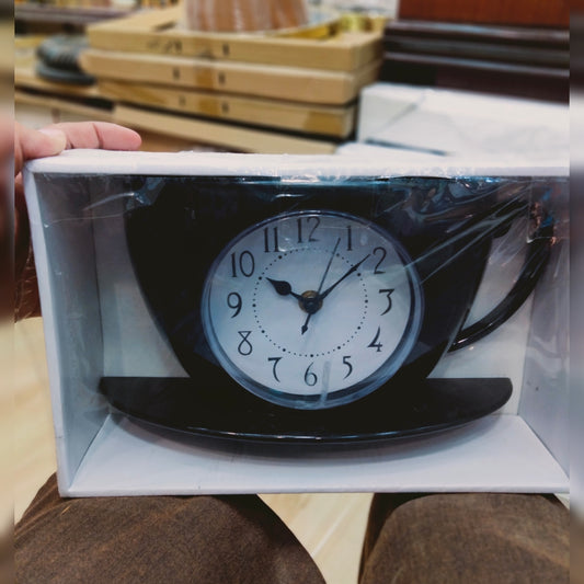 Tea cup imported kitchen wall clock