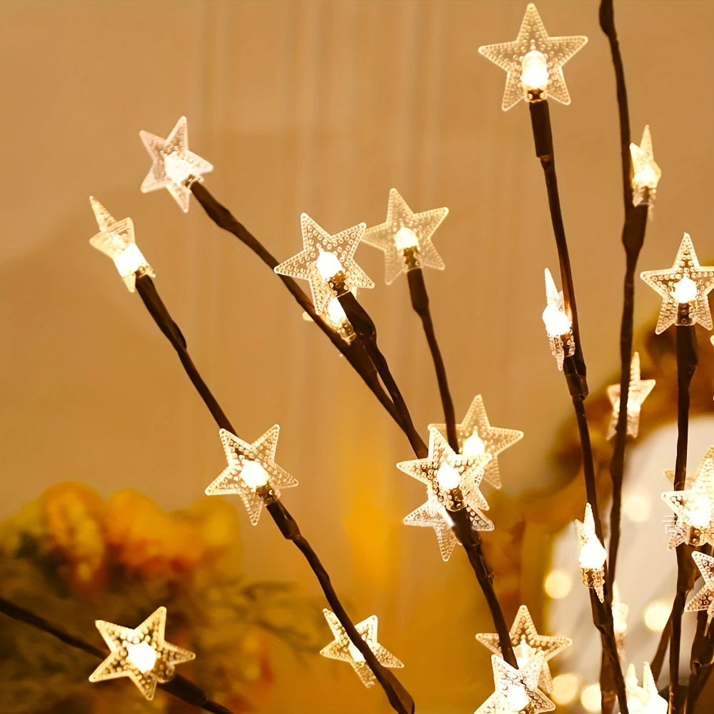 20 Led branch light - Cherry - Rose flower branch light