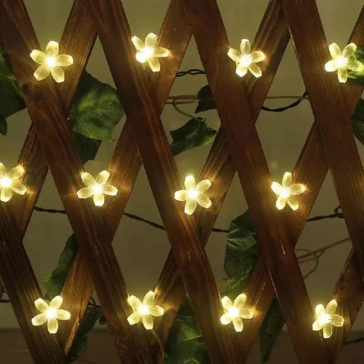 Led fairy decoration light - Battery operated star - star moon - Flower led lights