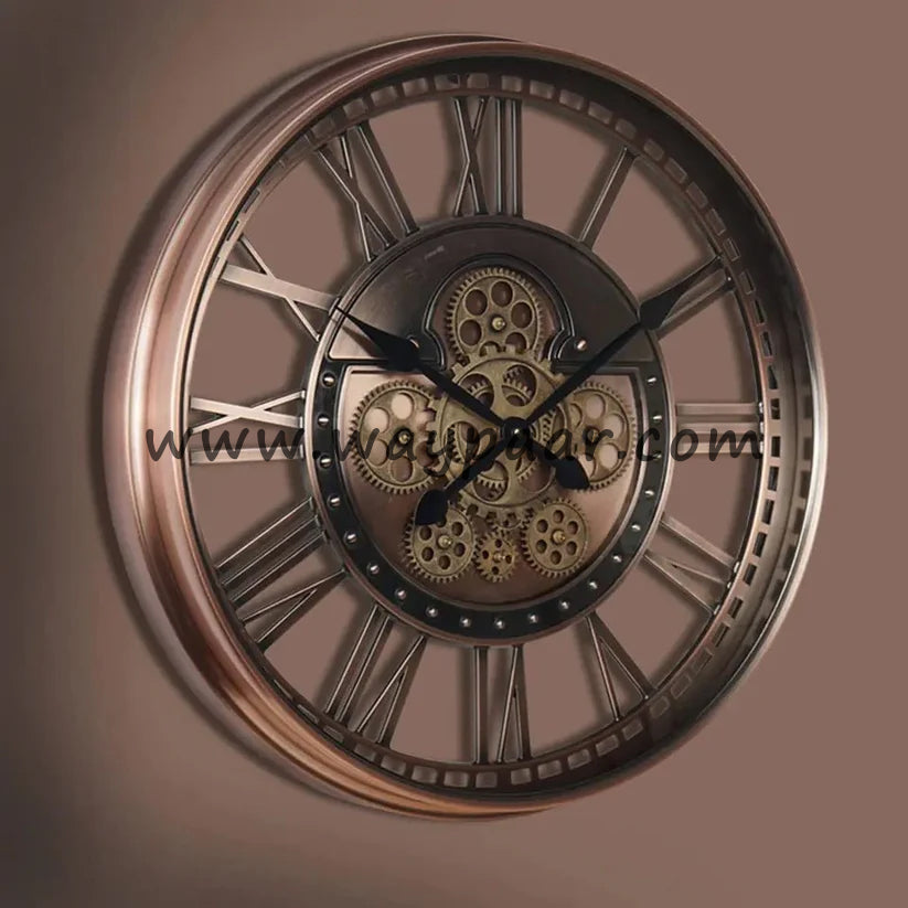 Retro Antique Wall Decor Clock - Vintage Silent Timepiece