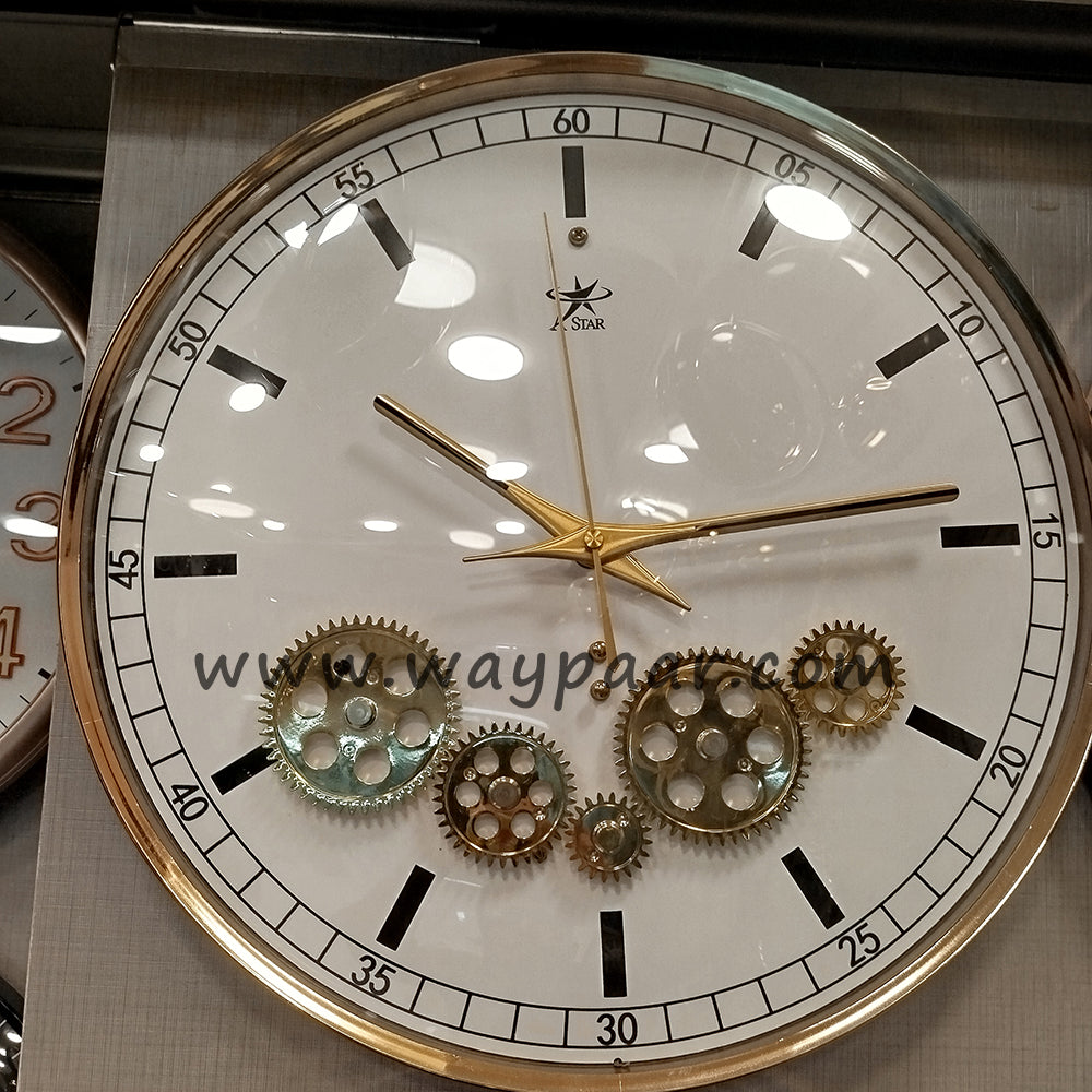 16-Inch Premium Working Gear Wall Clock – Ultra-Precise Quartz Machine Movement