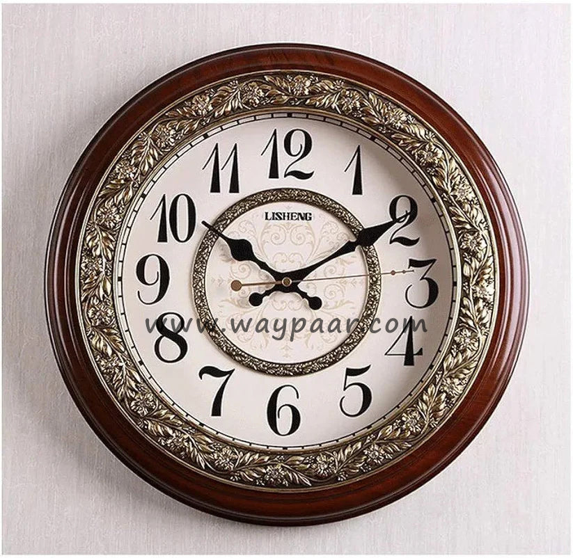 Lisheng Modern Art Silent Wall Clock – Creative Living Room & Bedroom Decor