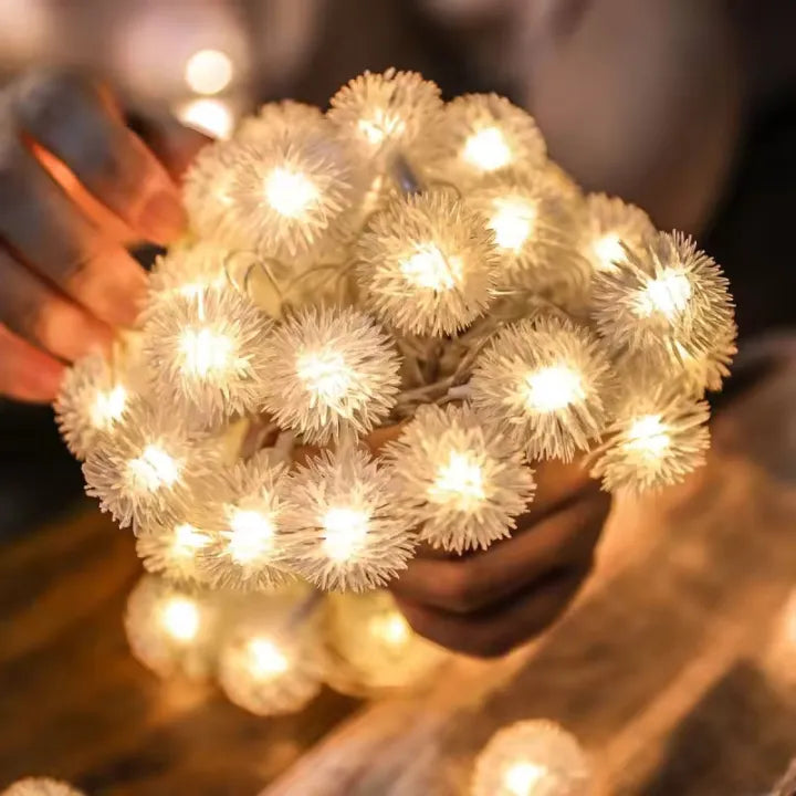 Led fairy decoration light - Battery operated star - star moon - Flower led lights