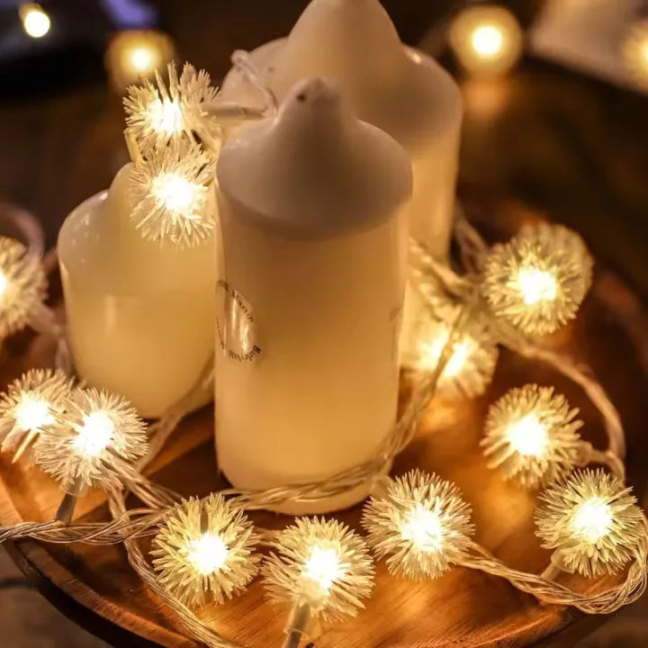 Led fairy decoration light - Battery operated star - star moon - Flower led lights