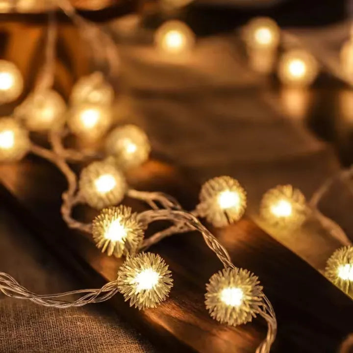 Led fairy decoration light - Battery operated star - star moon - Flower led lights