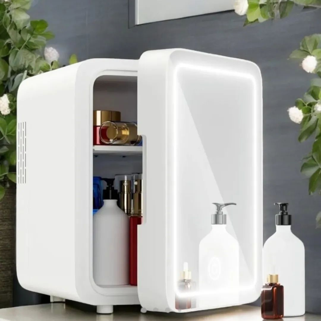 Mini Makeup Fridge : AC/DC Cooler & Warmer for Beauty & Skincare | Home & Car Use