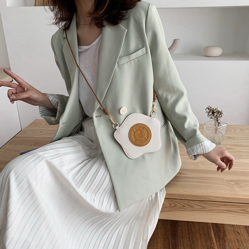 Unique Egg And Bread Shape Women Crossbody Bag