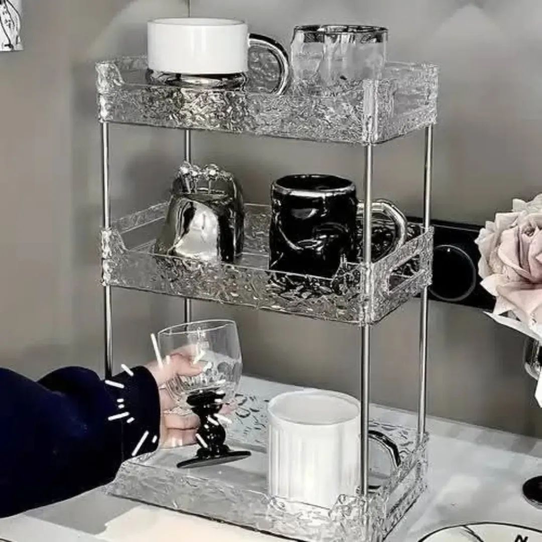 Luxury Glacier Perfume And Cosmetics Stand