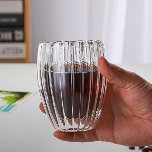 Stripe Double Wall Borosilicate Glass
