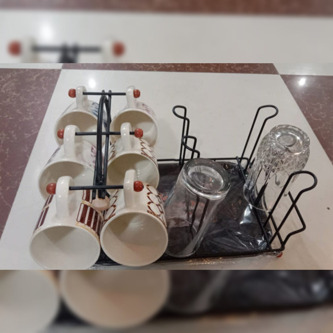 2 in 1 glasses and cups organizer