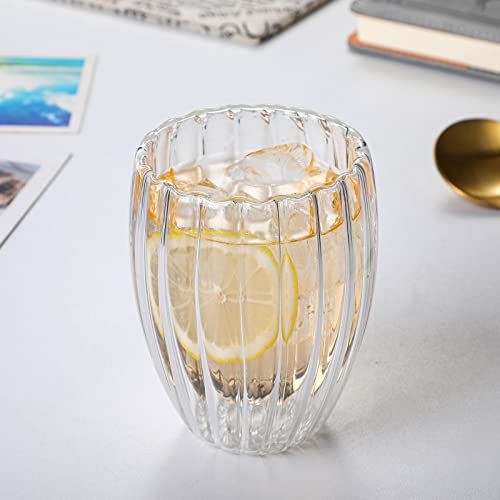 Stripe Double Wall Borosilicate Glass
