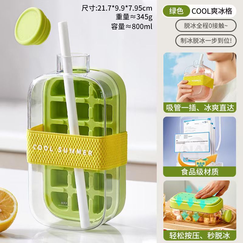 Ice Cube Tray & Water Bottle