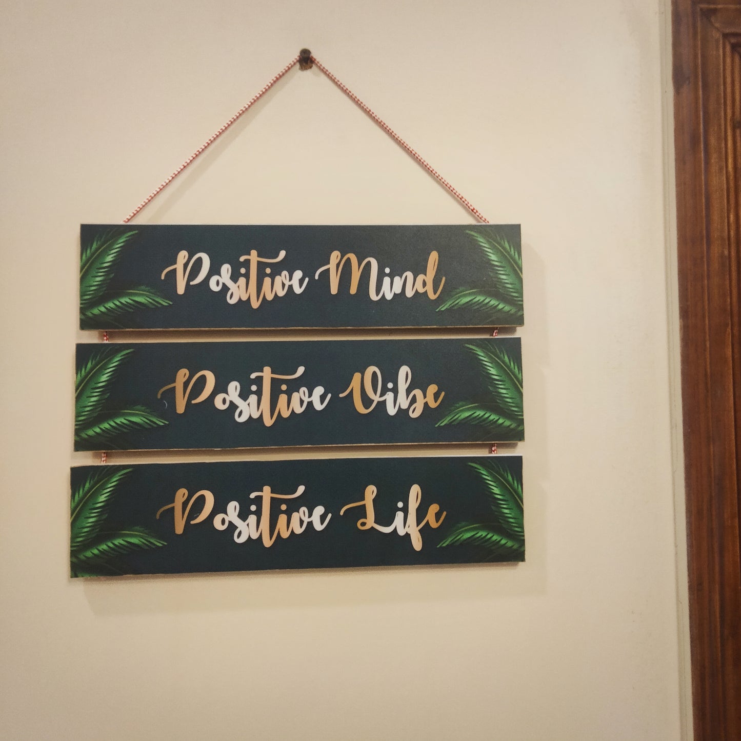 Home decoration motivational quotation hanging beautiful color wall decoration hanging