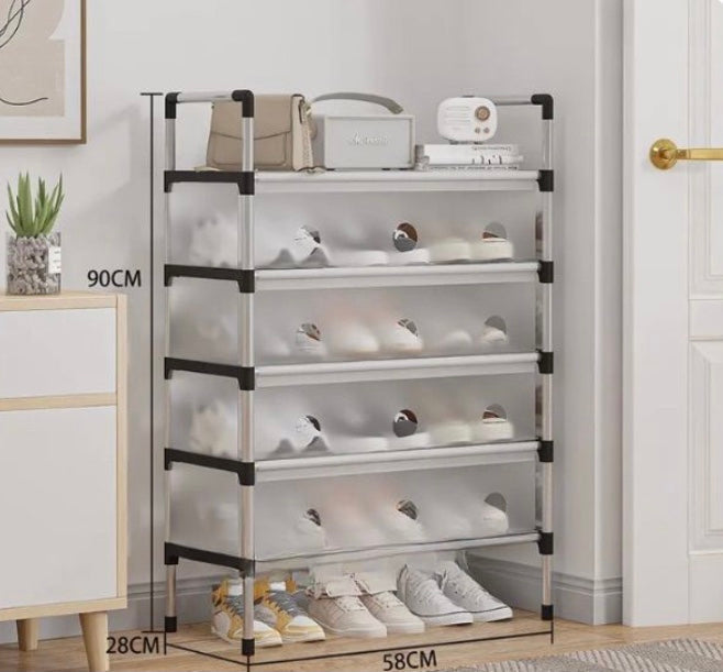 Multi Layer Dust-Proof Shoe Rack (Box Packing Premium Quality)