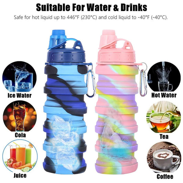 Foldable water bottle