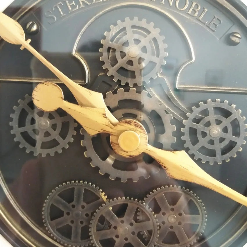 Imported gearing look pendulum clock