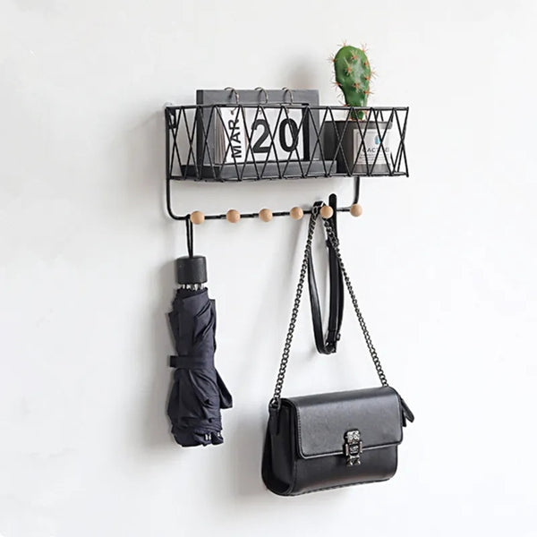 Two in one metallic organizer and key chain holder