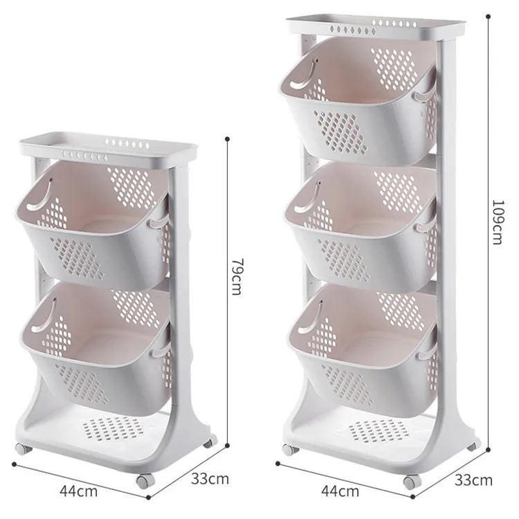 Kitchen vegetables basket stand