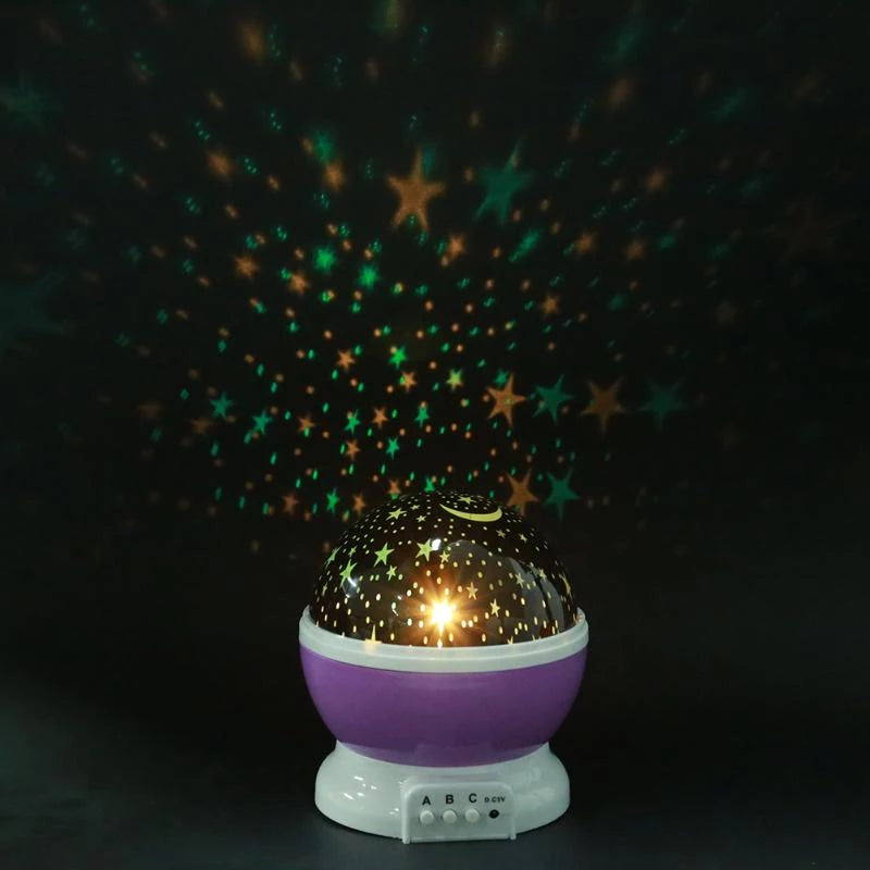 LED Rotating Night Light Projector Starry Sky Star Master Children Kids Sleep Romantic LED USB Projector Lamp Child Gifts