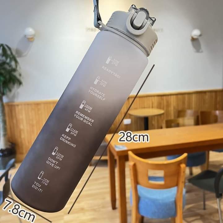 1000ML Colorful Radiant Water Bottle