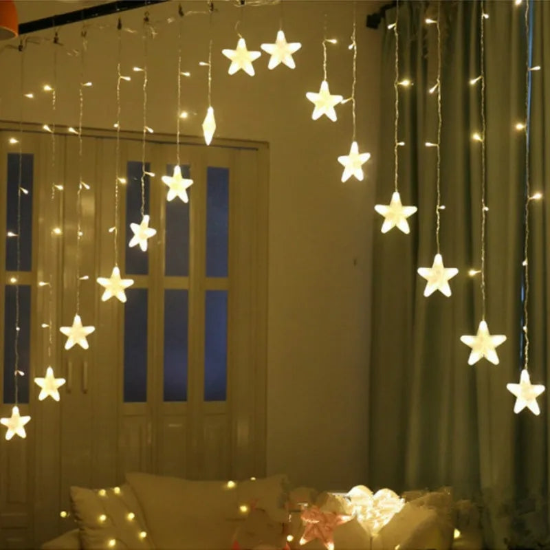Curtain lights in different designs and style