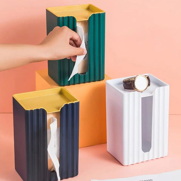 Multi placing option tissue box