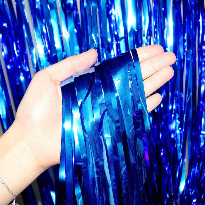 Foil curtain in different colors
