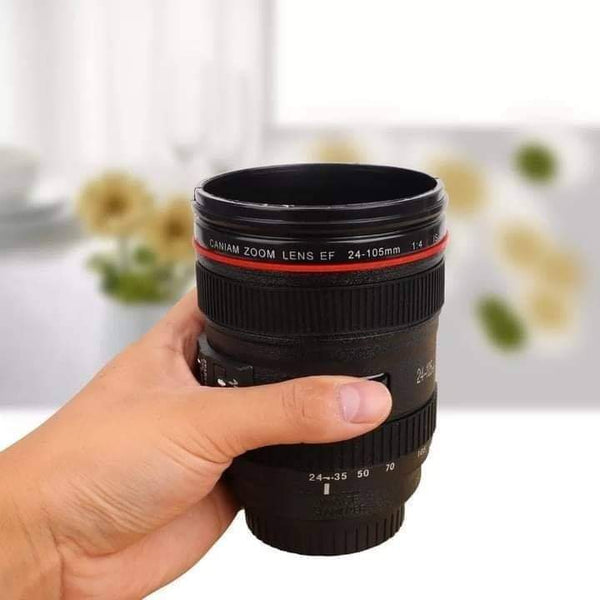 Camera lense mug