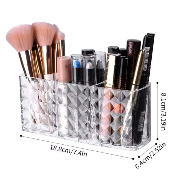 Acrylic Cut Design brush holder