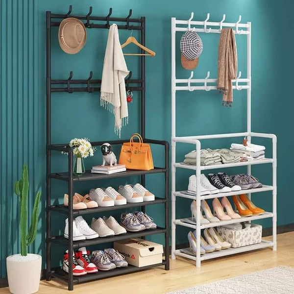 Multifunction shoe rack and hanging holders