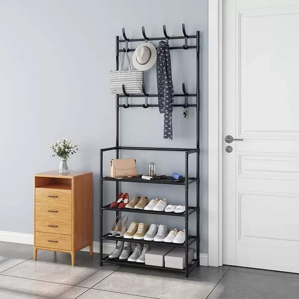 Multifunction shoe rack and hanging holders
