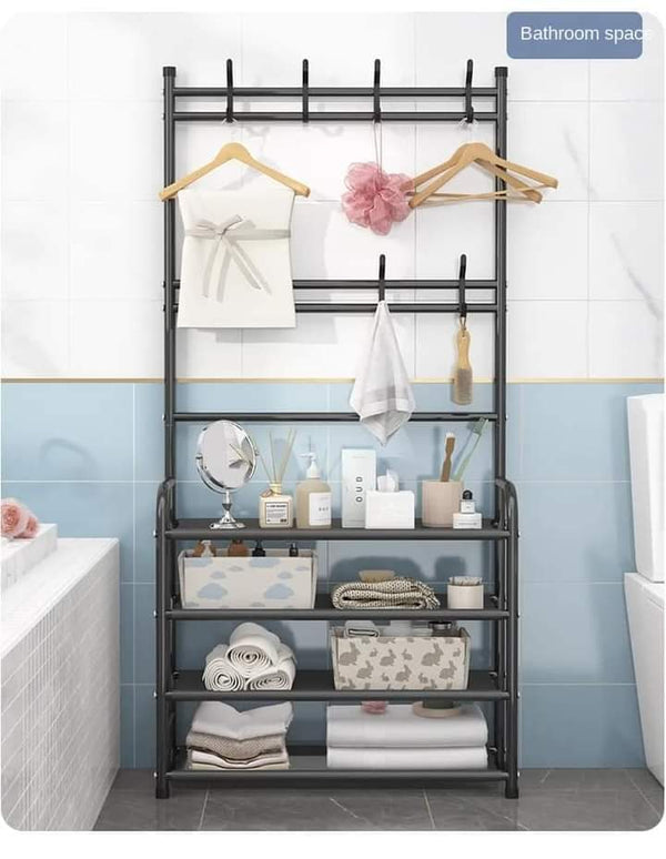 Multifunction shoe rack and hanging holders