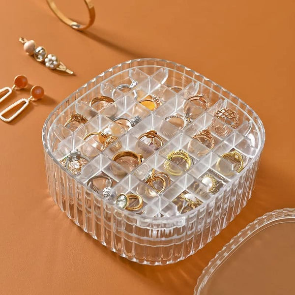 Acrylic transparent jewellery organizer