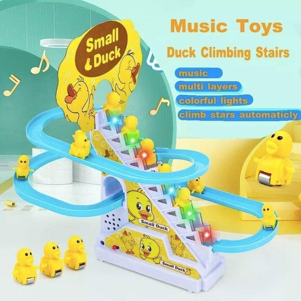 Climbing Duck toy with 3 ducks in box